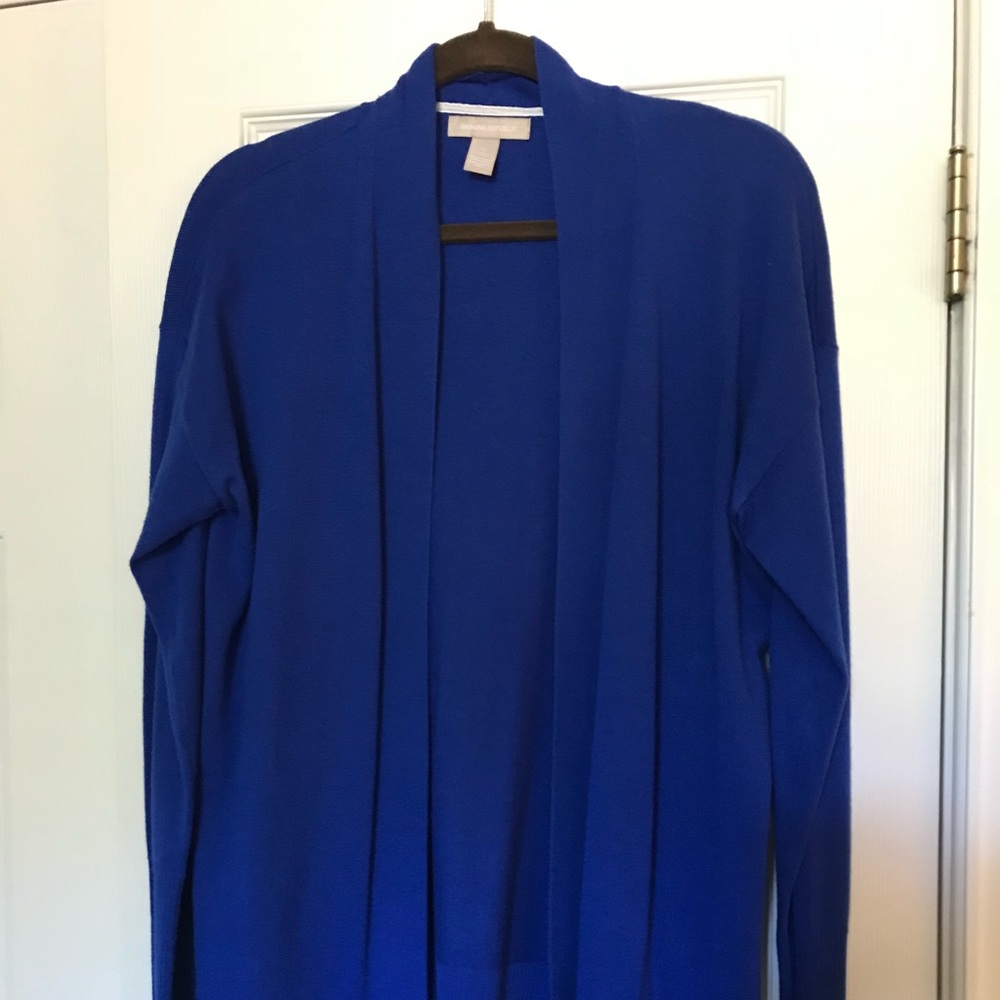Royal blue cardigan banana republic